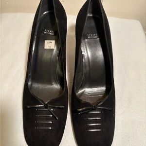Stuart Weitzman Black Women's Suede Shoes